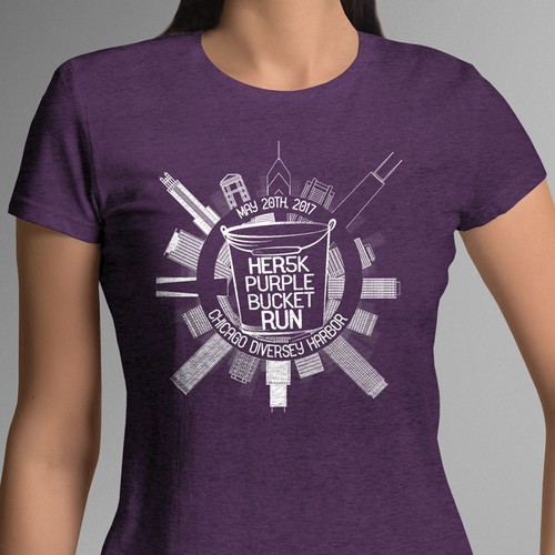 Awareness design with the title 'Unisex T-shirt design for the HER Foundation'