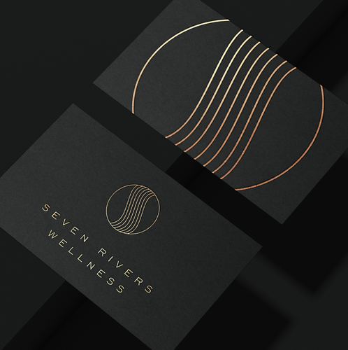 Wellness brand with the title 'winner brand identity pack for a wellness resort.'