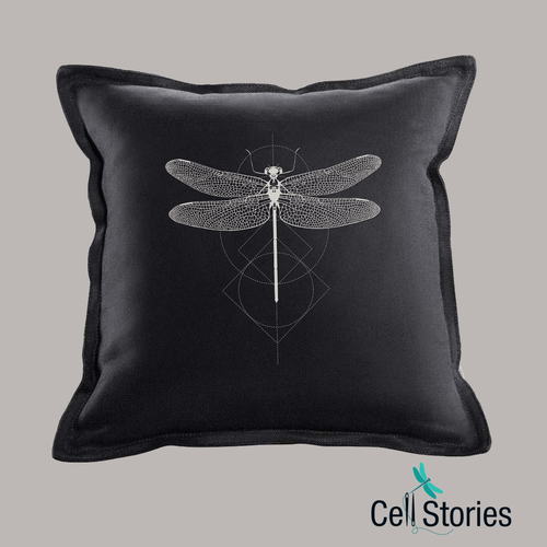 Dragonfly design with the title 'Print for home furnishing'
