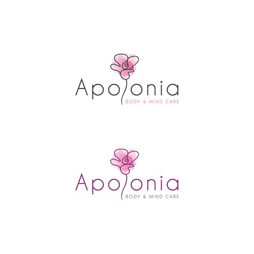 Skincare logo with the title 'Apolonia logo'