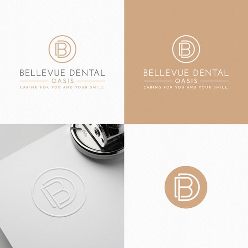 Dental design with the title 'Bellevue Dental Oasis'