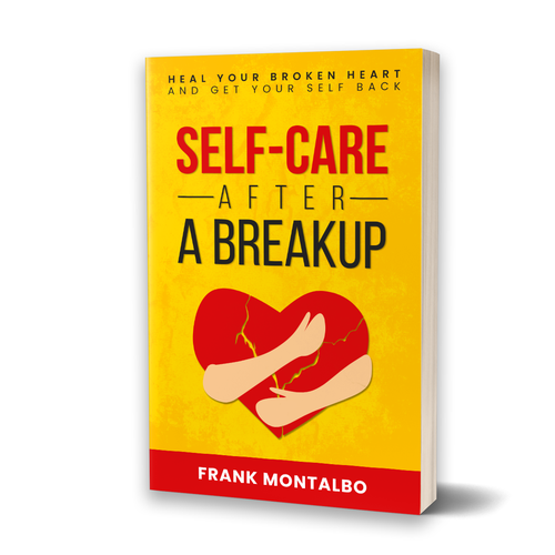 Broken design with the title 'Self Care Book Cover'