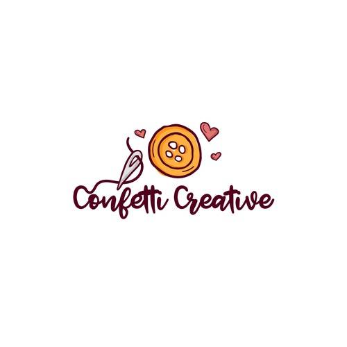 Confetti design with the title 'Confetti Creative'