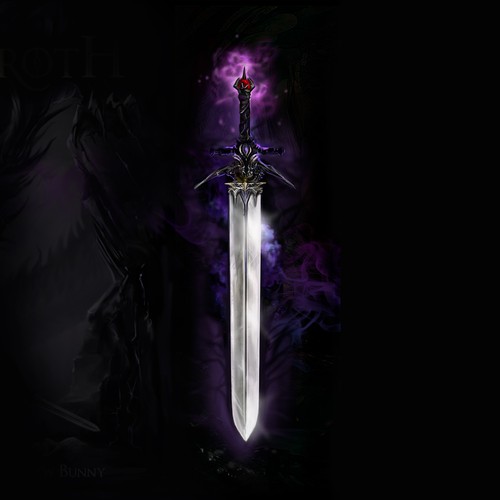 Fantasy design with the title 'Magic sword'