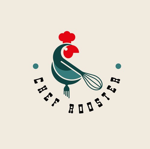 Hen logo with the title 'Chef Rooster'