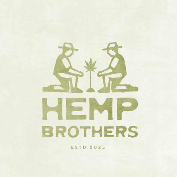 Hemp brand with the title 'Logo for hemp farmers'