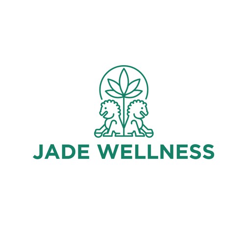 Sea green logo with the title 'Logo for medical cannabis company'