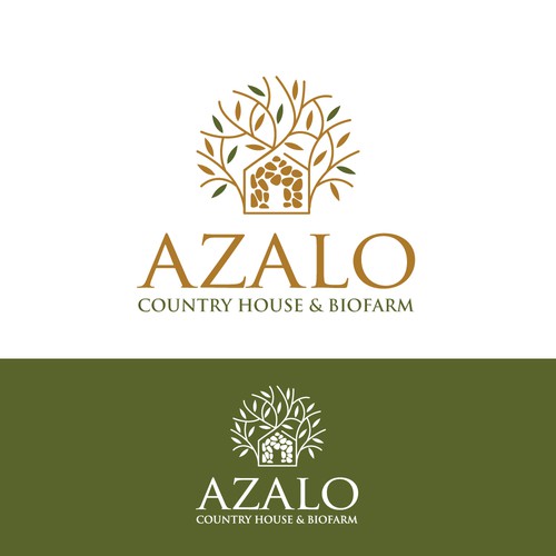 Resort logo with the title 'logo design'