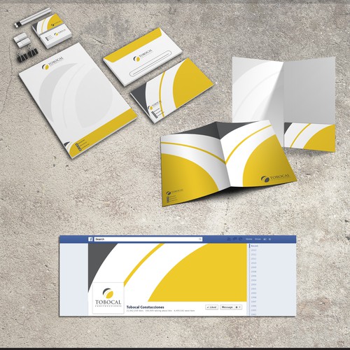 Construction design with the title 'Diseño de Logotipo de una Empresa constructora.'