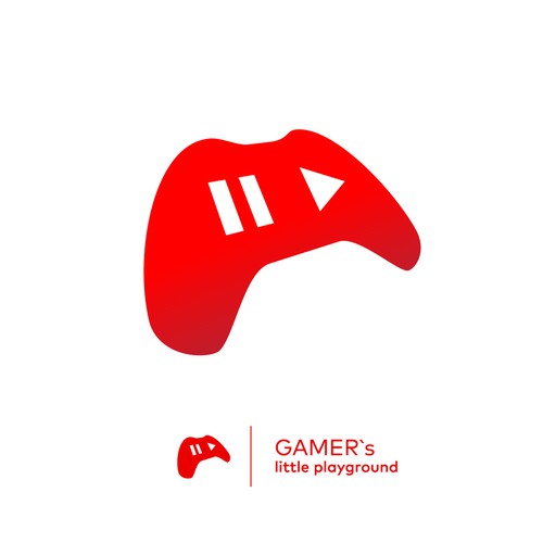 Controller design with the title 'logo for youtube channel about game movies'