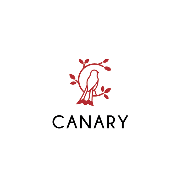 Canary design with the title 'Logo for stationary shop'
