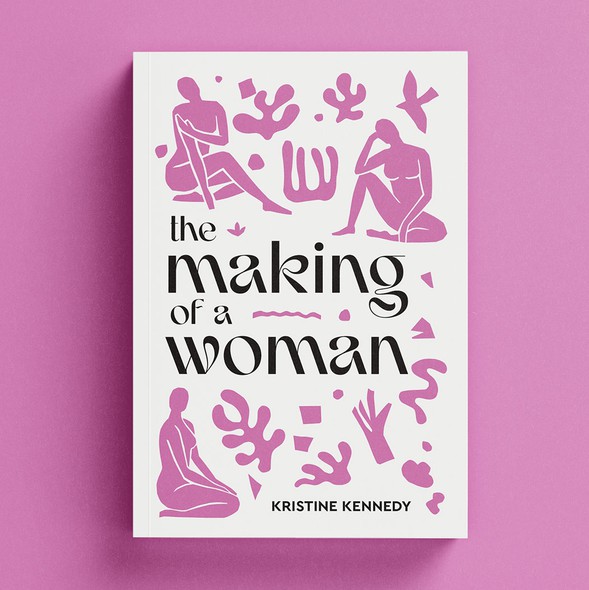 Pink book cover with the title 'The Making of a Woman '