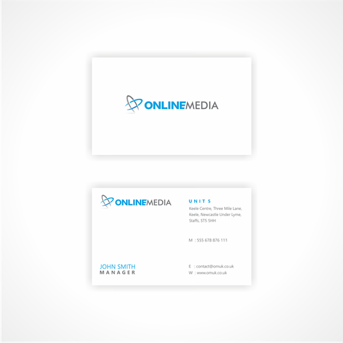 Online marketing design with the title 'the Dynamic Online Media'