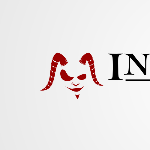 Horror logo with the title 'Game production company logo'