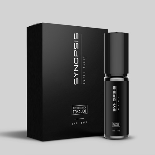 Smoke design with the title 'SYNOPSIS'