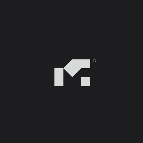 Letter M modern letter based logo design - LogoDee Logo Design Graphics  Design and Website Design Company