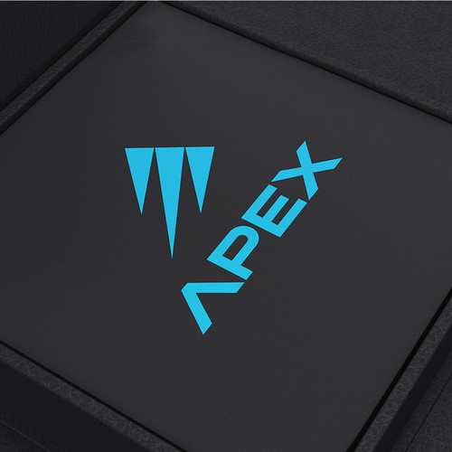 Triangle brand with the title 'goalkeeper gloves Logo'