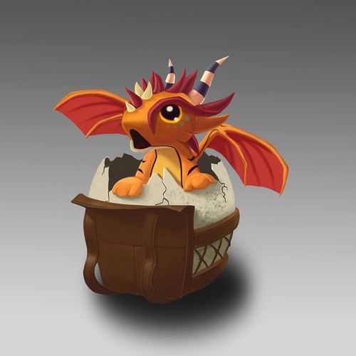 Cute t-shirt with the title 'Baby dragon for t-shirt'