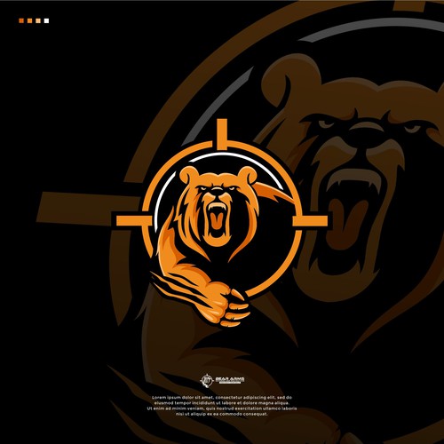Hunter design with the title 'bear '