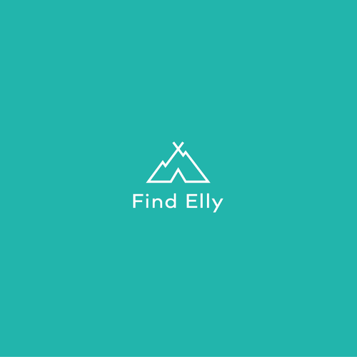 Adventure logo with the title 'Find Elly Logo'