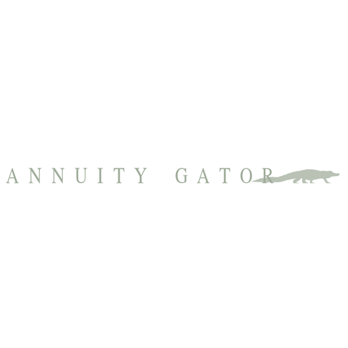 Alligator logo with the title 'Annuity Gator Logo'