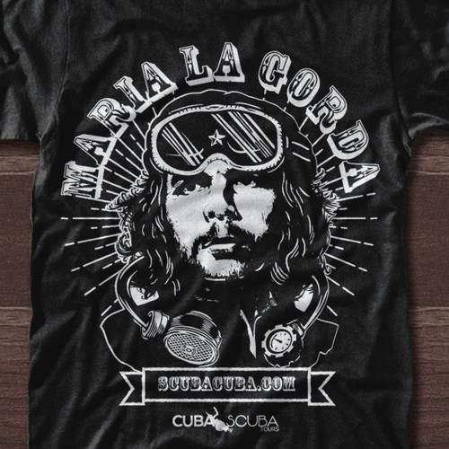 Travel t-shirt with the title 'Scuba Cuba'