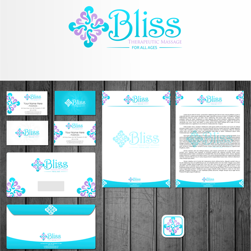 Envelope logo with the title 'Bliss Therapeutic Massage or Bliss Massage needs a new logo'