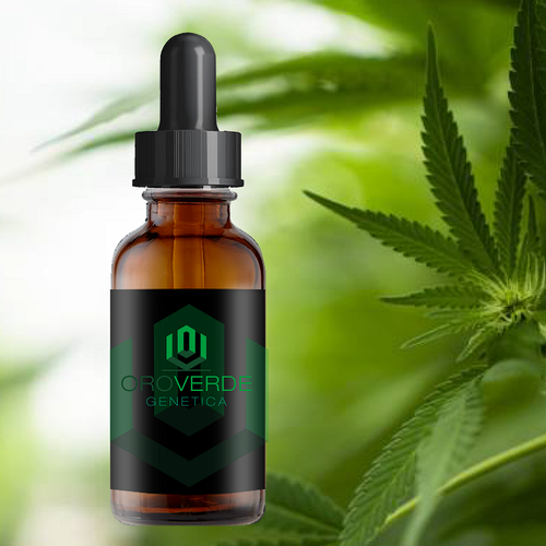 Hemp oil logo with the title 'Cbd logo'