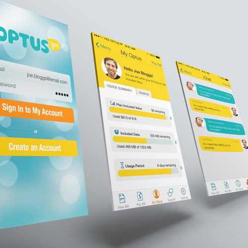 Mobile app website with the title 'Create the next website design for Investor Acumen'