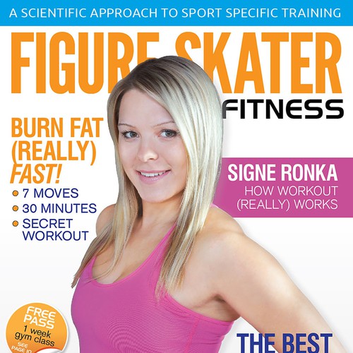 Diet design with the title 'Magazine for Figure Skater fitness'