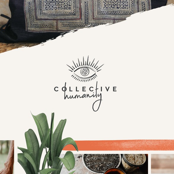 Handmade brand with the title 'Brand Concept for Collective Humanity'