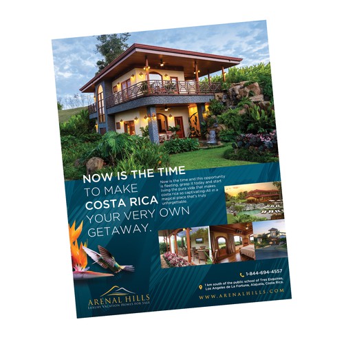 Ad design with the title 'Magazine Ad Full page'