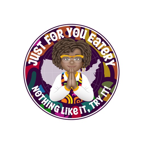 Eatery design with the title 'Just For You Eatery'