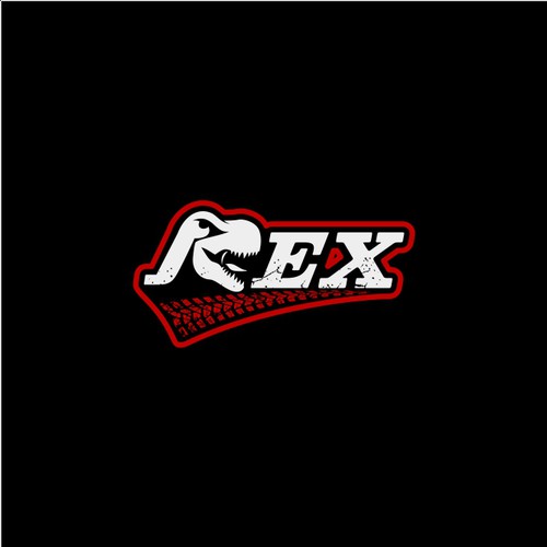 4x4 design with the title 'Logo for REX brand sale of cars and 4x4 accessories'