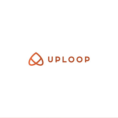 Loop logo with the title 'logo design for tech company'