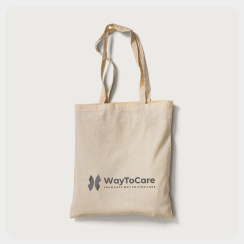 Wing design with the title 'logo concept for wellness care'
