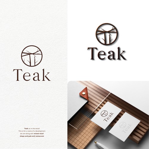 Branch logo with the title 'logo concept for development'