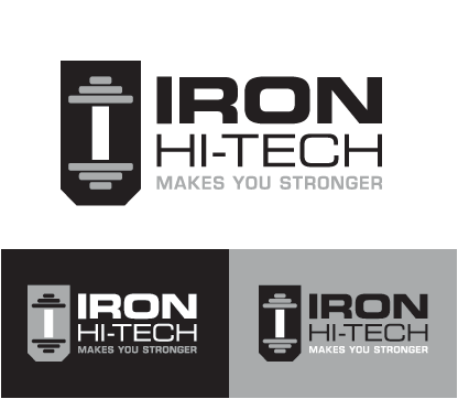 Tag design with the title 'Iron Hi-Tech Performance Wear'