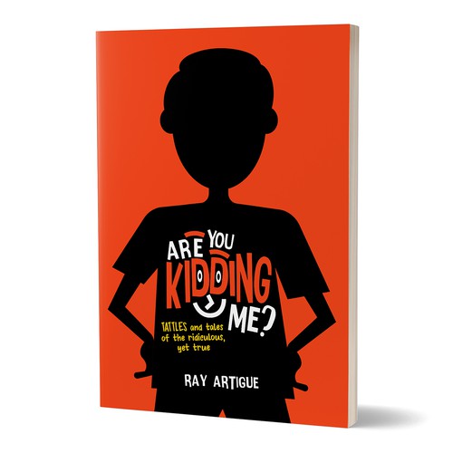 Funny book cover with the title 'Book cover'