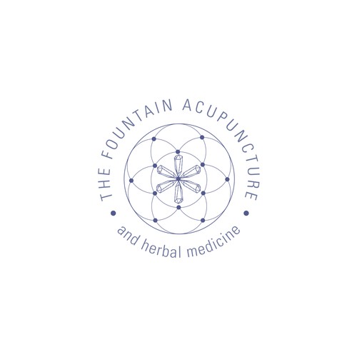 Crystals logo with the title 'Spritiual Acupuncture Clinic'