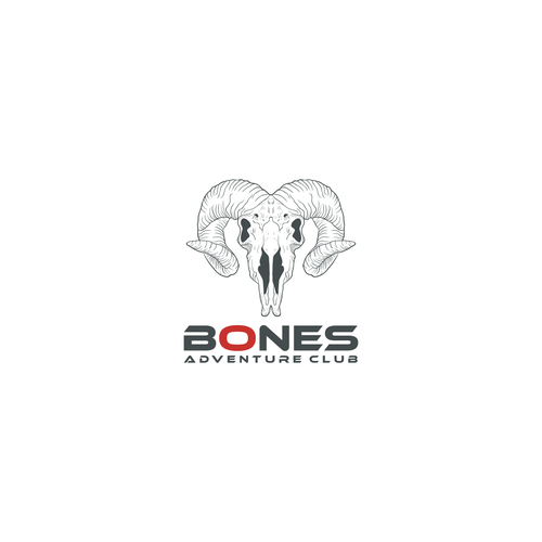 Nice logo with the title 'skull'