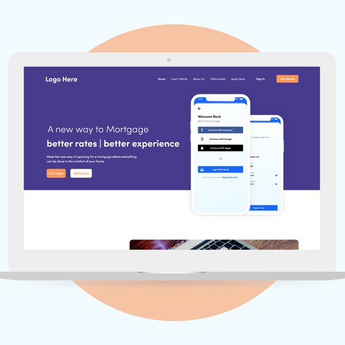 Insurance website with the title 'Provident Lending Group'