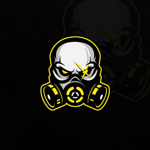 Mask logo with the title 'Purge sports nutrition'