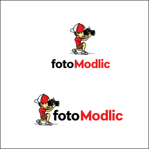 Camera logo with the title 'Logo for Foto Modlic'