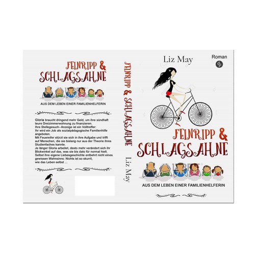 Girl book cover with the title 'Feinripp und Schlagsahne'