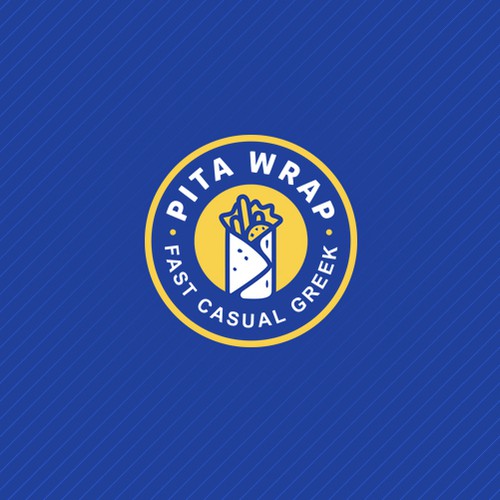 Meat logo with the title 'Pita Wrap (Fast casual Greek cuisine)'