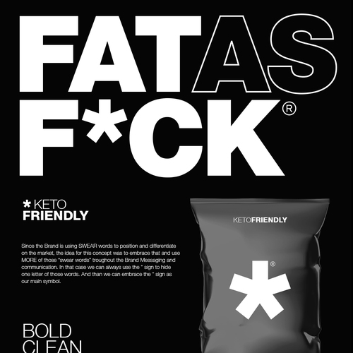 Bold brand with the title 'Logo Design and Visual Identity for Keto Snacks Brand'