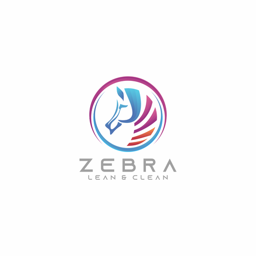Zebra logo with the title 'cleaning services'