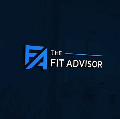 Advisor design with the title 'The Fit Advisor Logo'