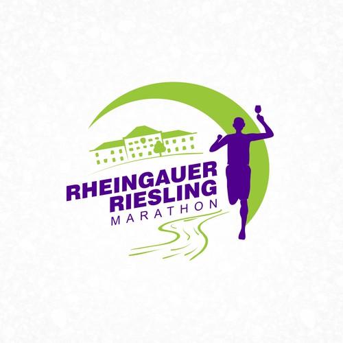 Palace design with the title 'Concept for Rheingauer Riesling Marathon'